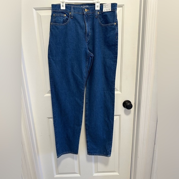 J. Crew Primerose Wash Mid Rise Slouchy Straight Dad Denim Jeans BP294 Size 28 - Picture 2 of 8